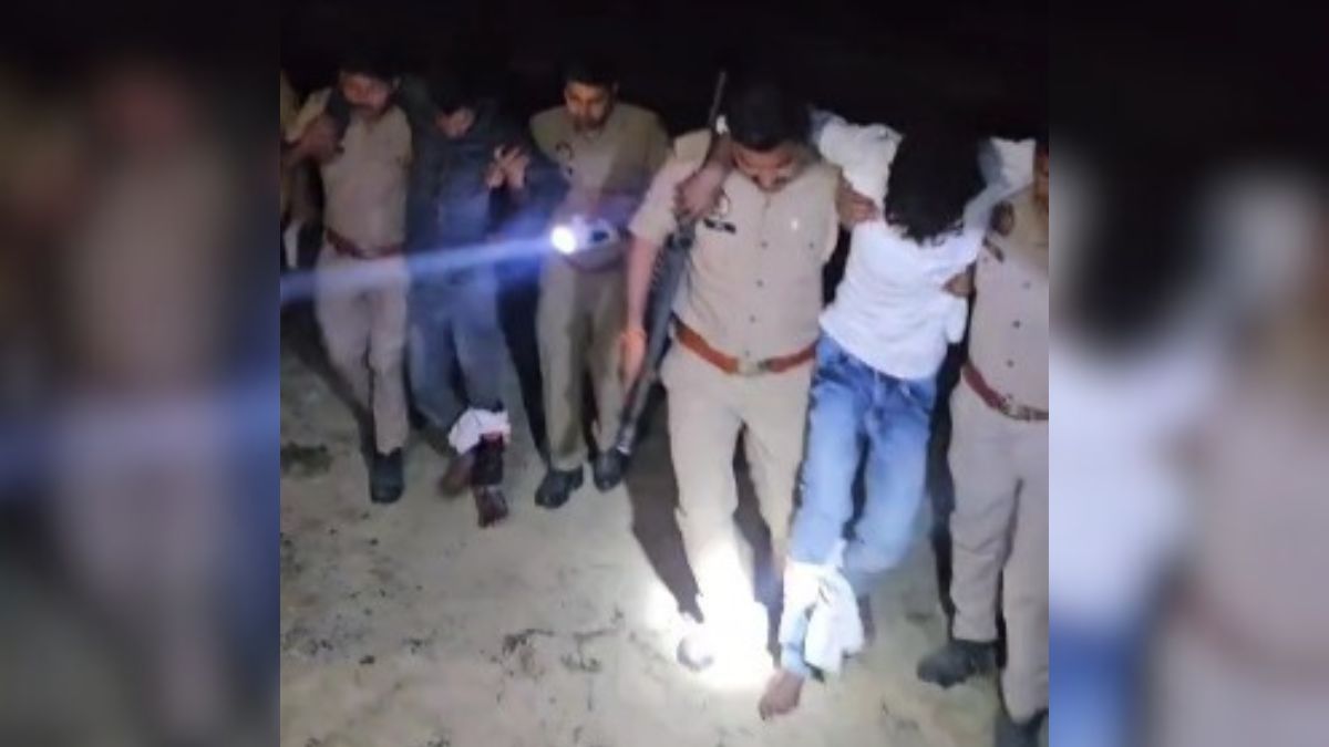 hardoi encounter two criminals shot arrested after police clash