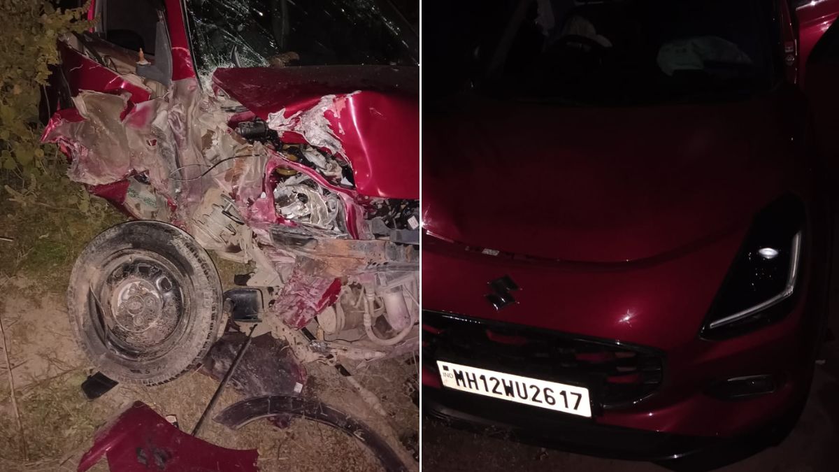 lucknow news seven injured in lucknow as two cars met with an accident on service lane