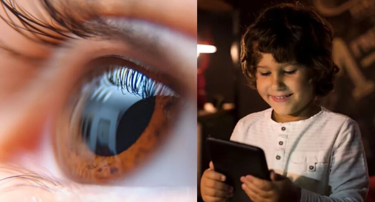 screen time eye strain and myopia risk in children