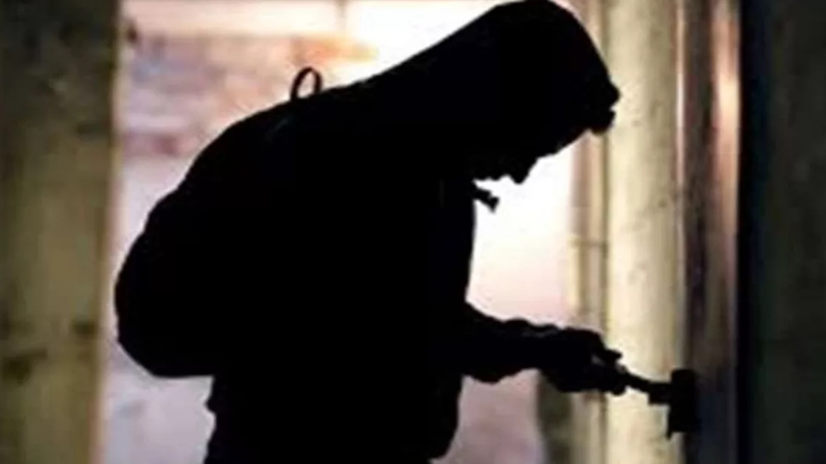 vivek vihar market thieves target 8 shops in 2 hours police booth nearby