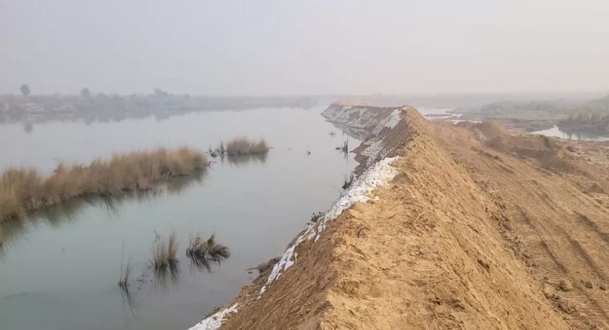 siddharthnagar dam construction faces villagers protest irrigation department project sparks flood concerns