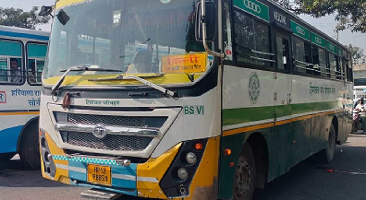 tragic accident in chandigarh himachal roadways bus kills elderly woman