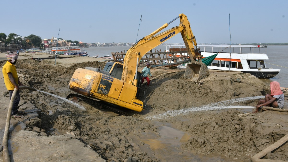 millions of tons of silt have been dumped into the ganges in varanasi raising the risk of ecological change jagranspecial