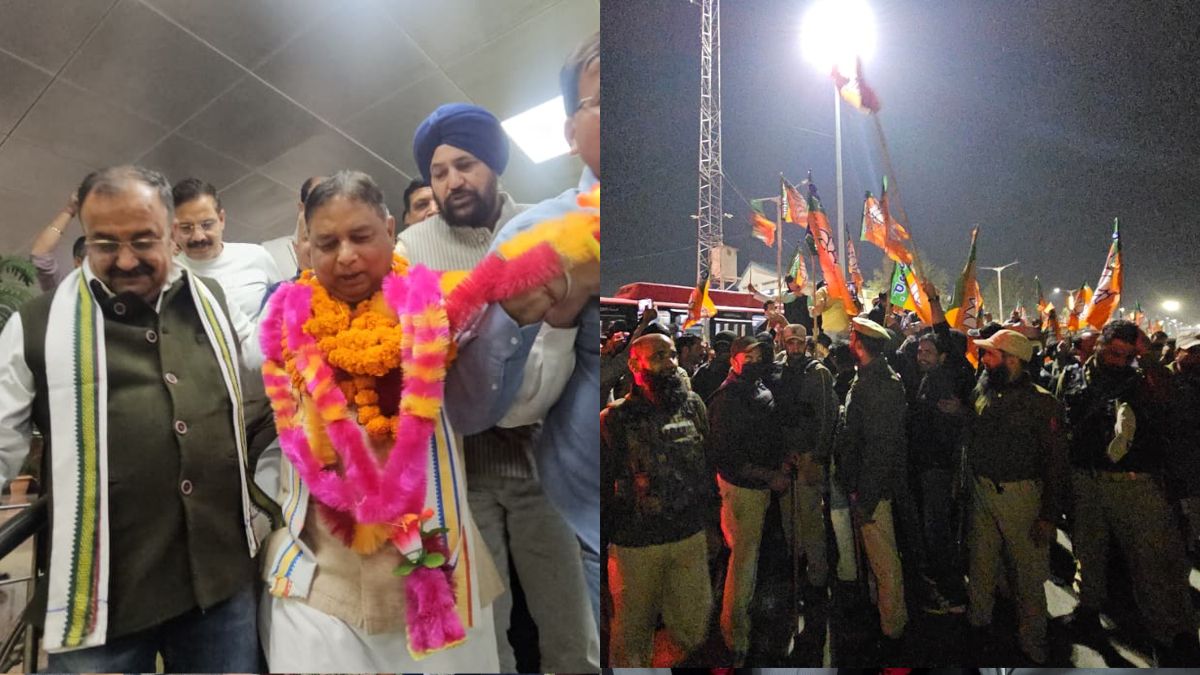 rajya sabha election results bjp victory dampened death mla chandra prakash wife jitendra singh expressed condolences