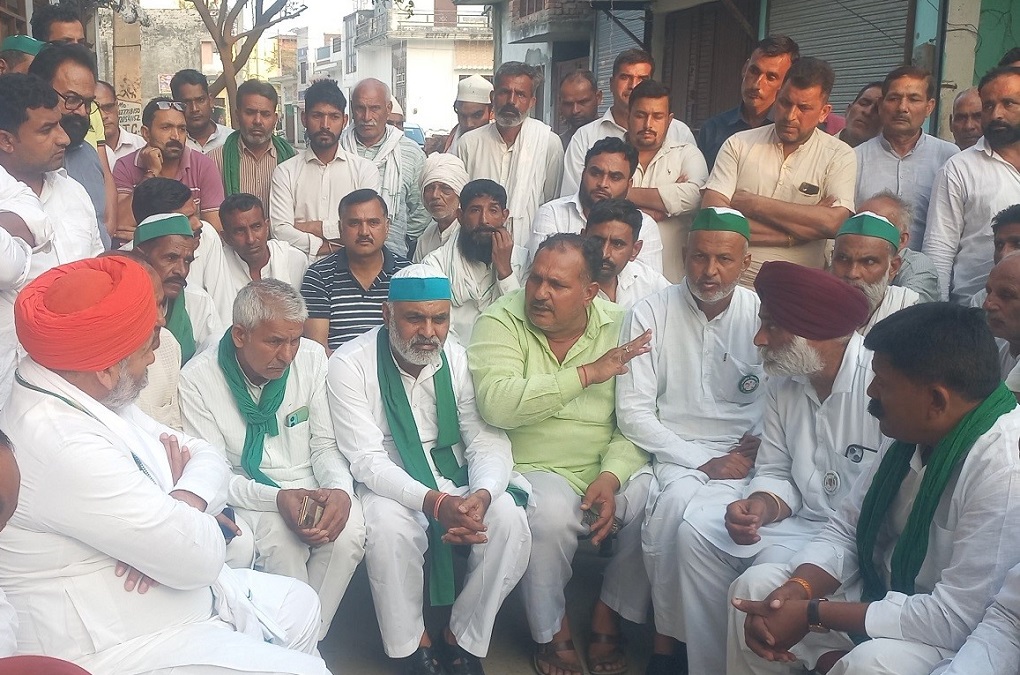sarasaawa murder case rakesh tikait assures justice to victims family