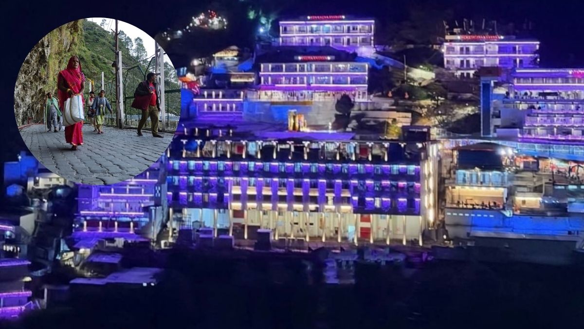 katra bustling with devotees with number of devotees of mata vaishno devi increasing horsemen and mules are beaming with joy