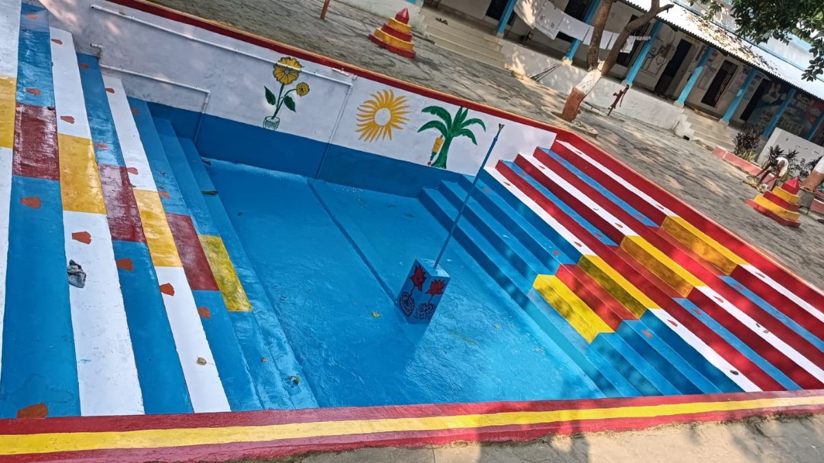 chhath puja celebrations in motihari jail special ghat for 130 inmates