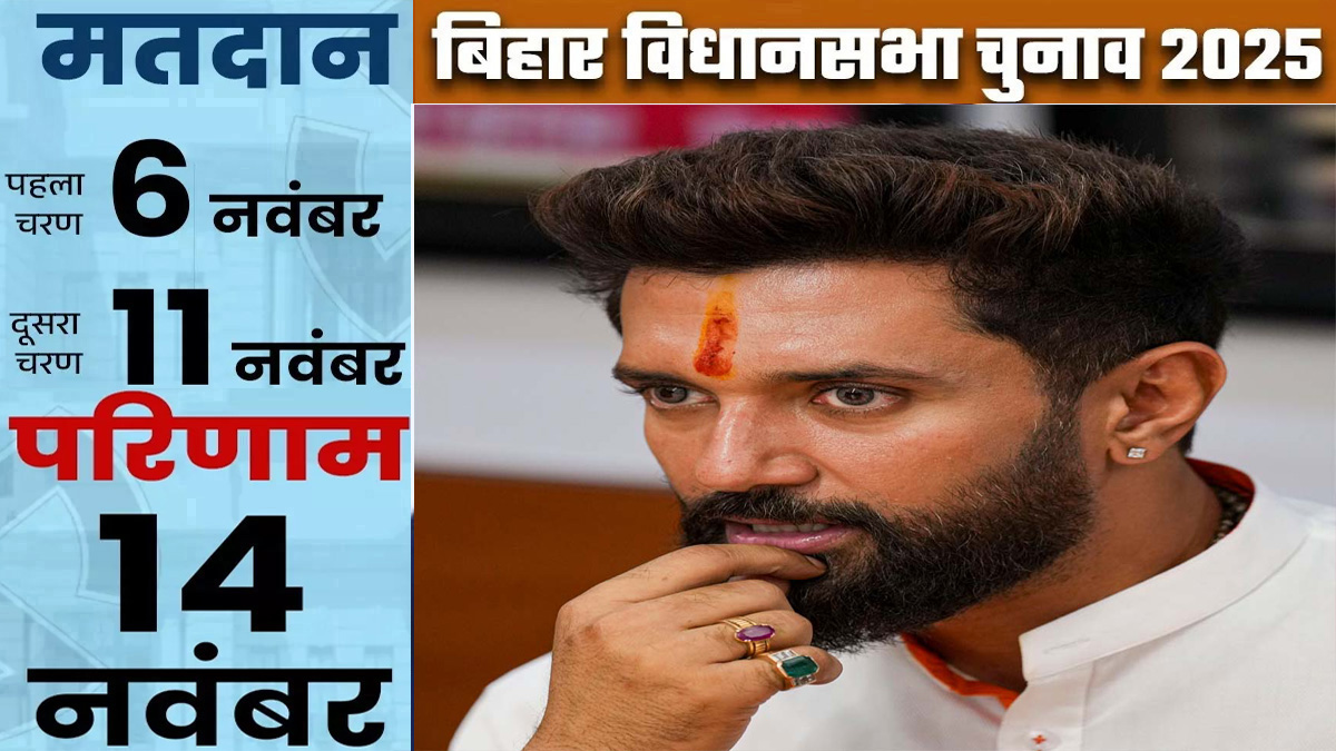 chirag paswan ljpr principal general secretary motiullah expelled for antiparty activities in jamui amid bihar election 2025