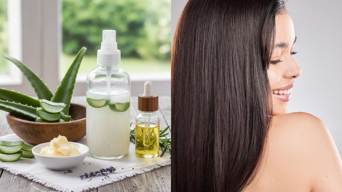 diy leave in conditioner for frizzy damaged hair repair