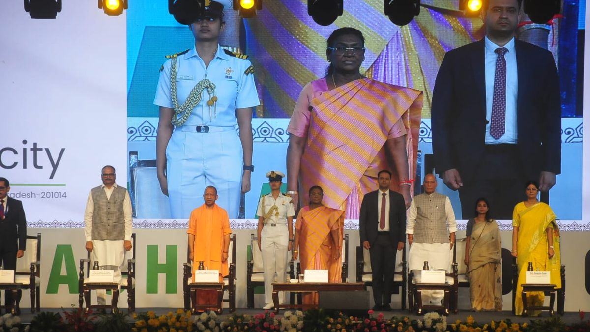 president murmu inaugurates yashoda medicity hospital with rajnath singh yogi