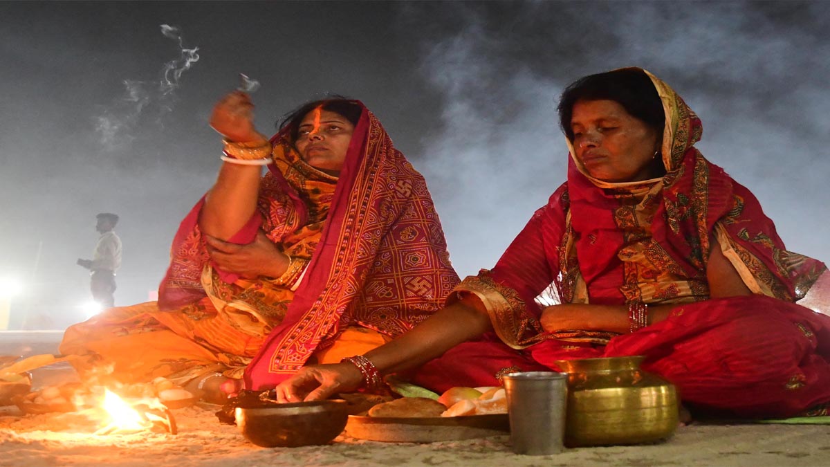 chhath puja 2025 kharna ritual complete 36hour fast begins