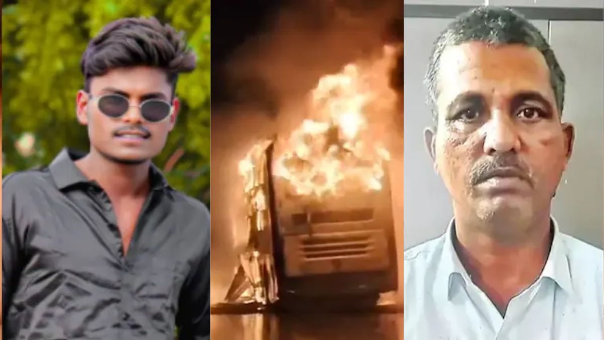 andhra pradesh kurnool bus fire case killed 20 people story fraud drive and drunk bike rider