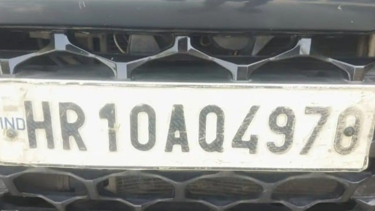 car number plate tampering in sonipat leads to wrong fines