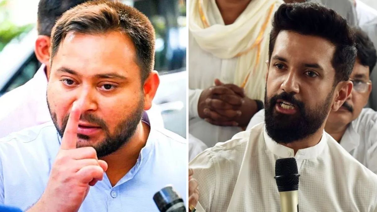 tejashwi yadav slams chirag paswan muslim cm remark power hungry