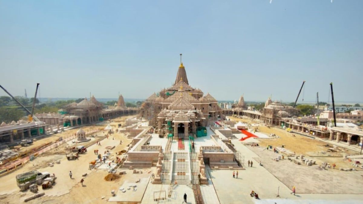 ram mandir flag hoisting coded cards for guests tight security