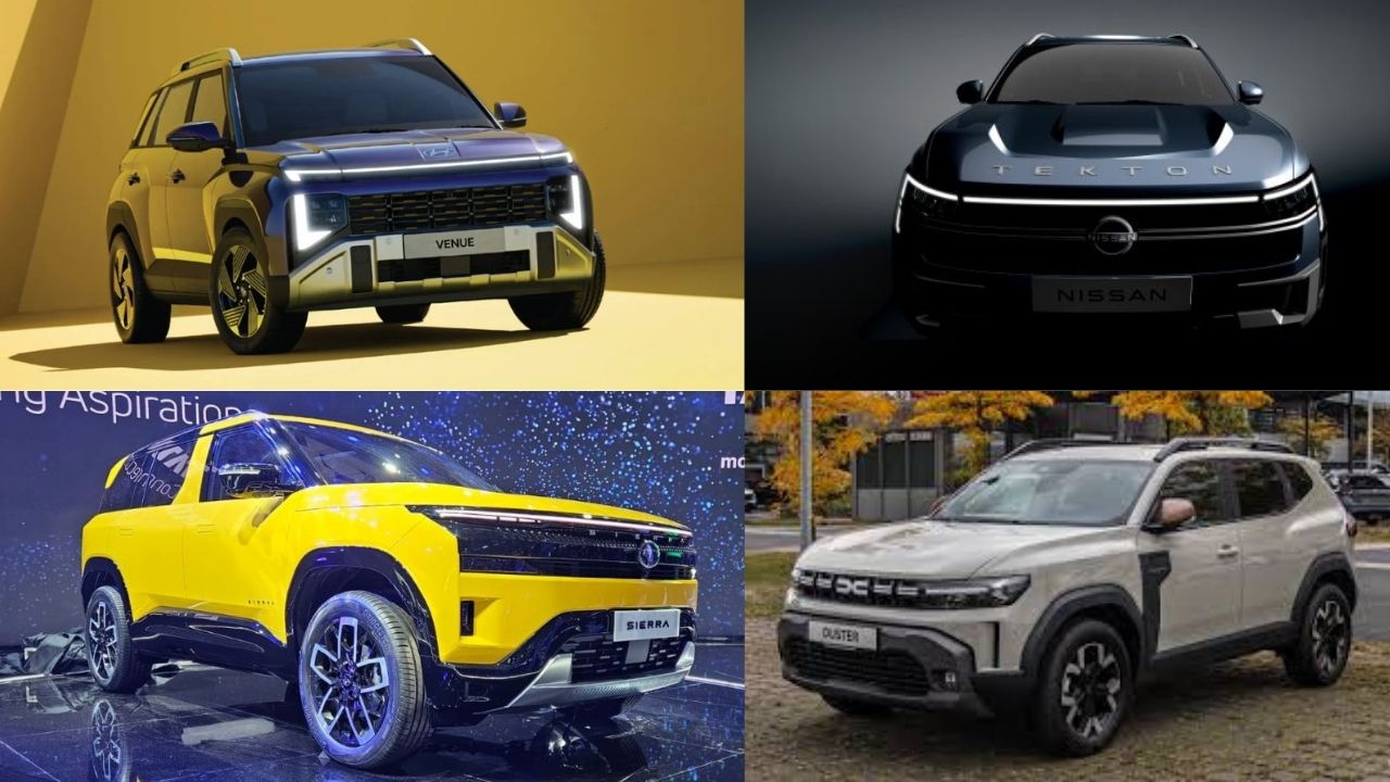 top 5 new suvs launching in the next few months from tata sierra skoda kushaq facelift to renault duster