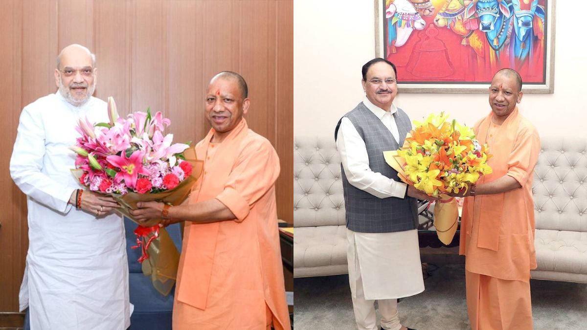 cm yogi meets amit shah and jp nadda in delhi garh ganga mela 2025 preparation
