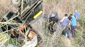 sonipat accident autoeco van collision kills driver