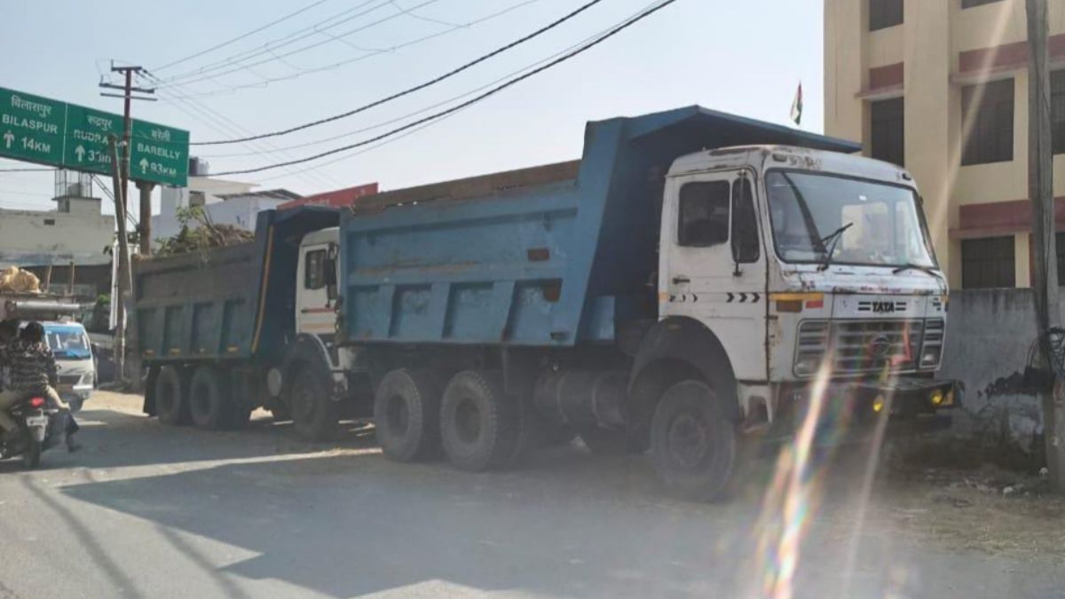 crackdown on illegal mining overloaded dumpers seized