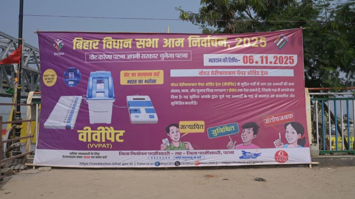 bihar elections 2025 voter awareness campaign reaches chhath ghats and metro
