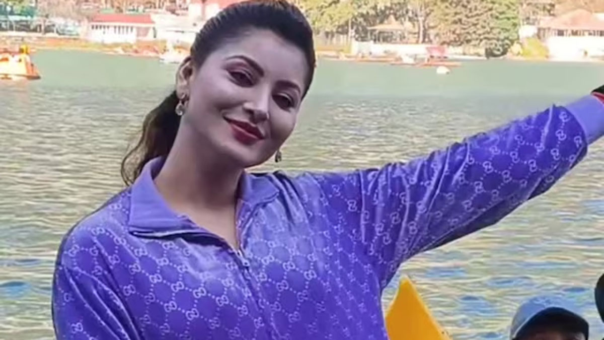 bollywood actress urvashi rautela reached nainital