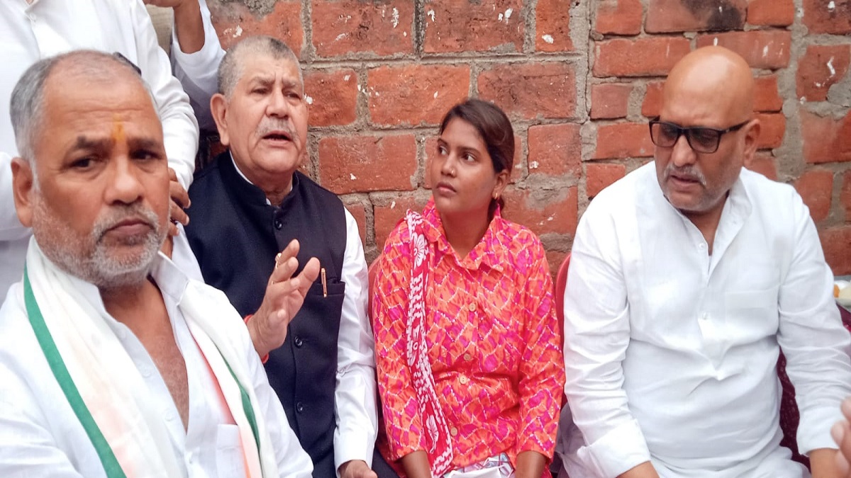 ajay rai visits hariom valmikis family in raebareli promises support