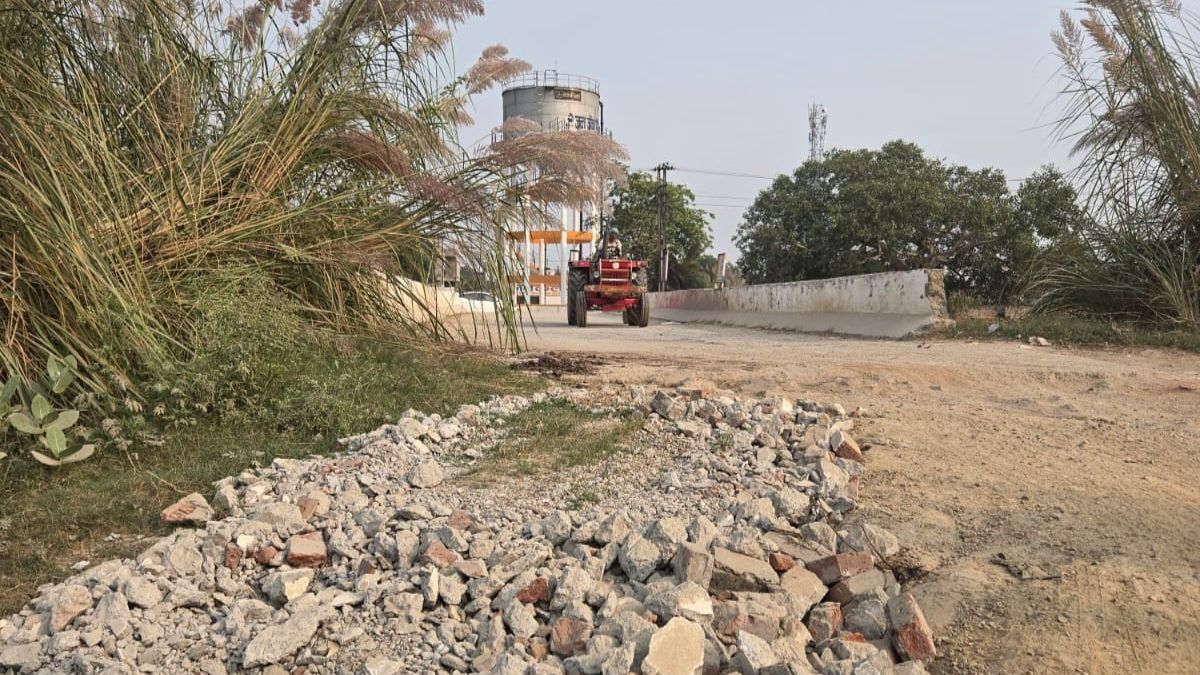 hapur bridge in disrepair villagers face daily struggles