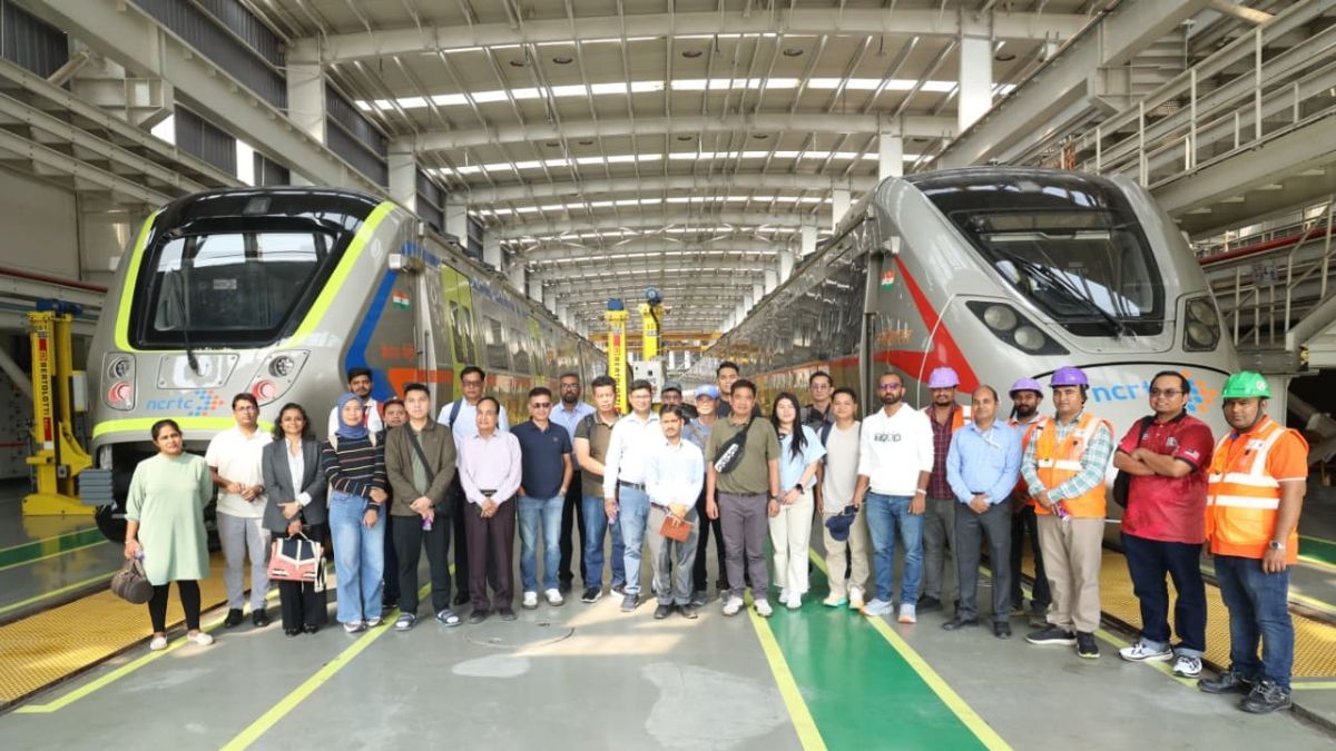 namo bharat corridor tour asian transport experts explore delhimeerut rrts