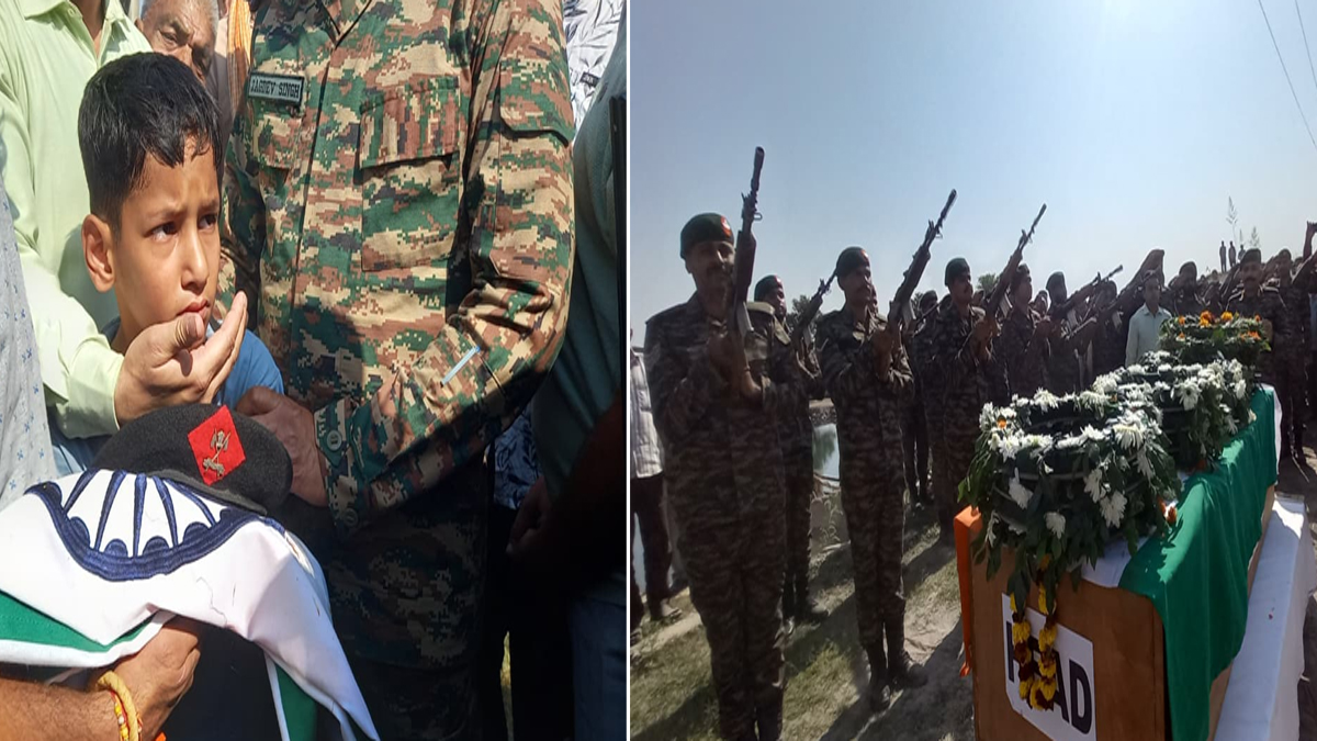 tank accident martyr deepak cremated with military honors in jammu