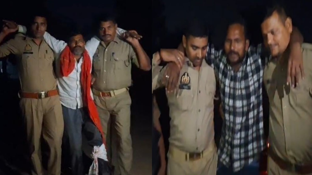 bhadohi police encounter two cattle smugglers shot in leg