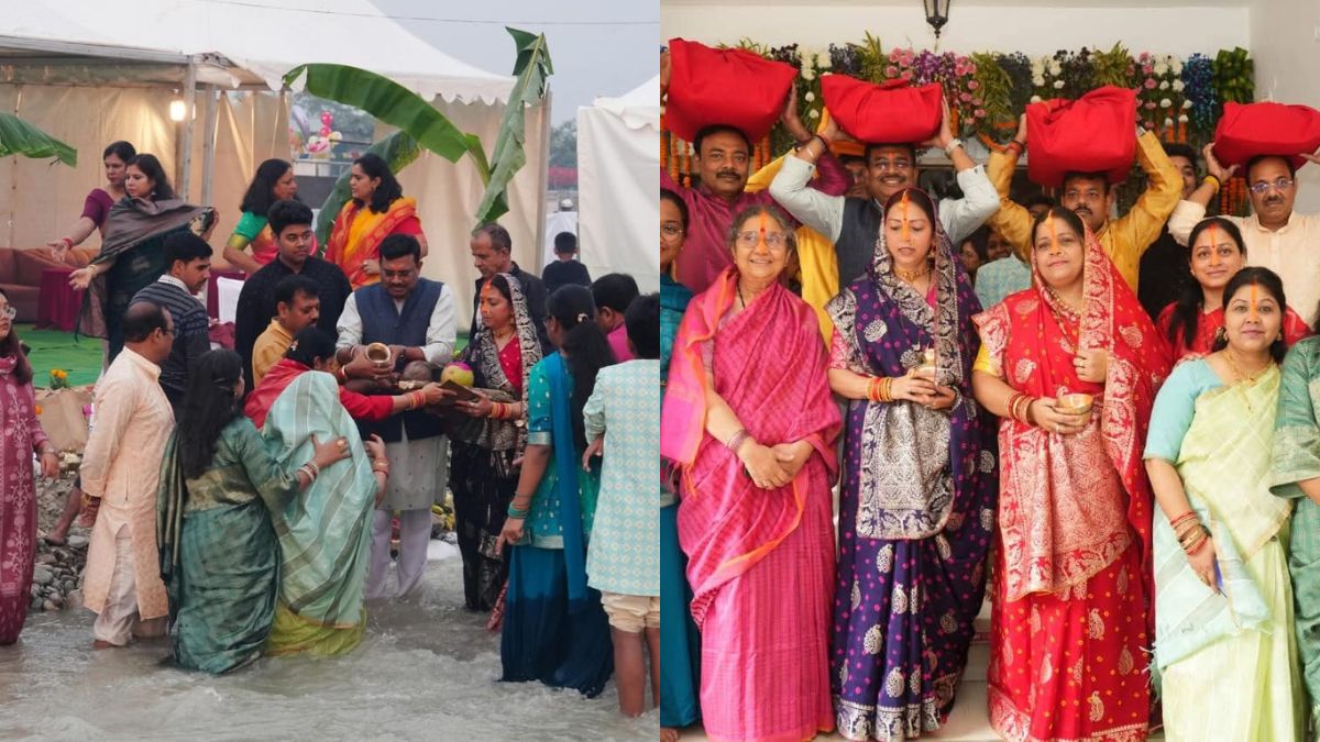 chhath puja 2025 celebrations devotees throng uttarakhand ghats