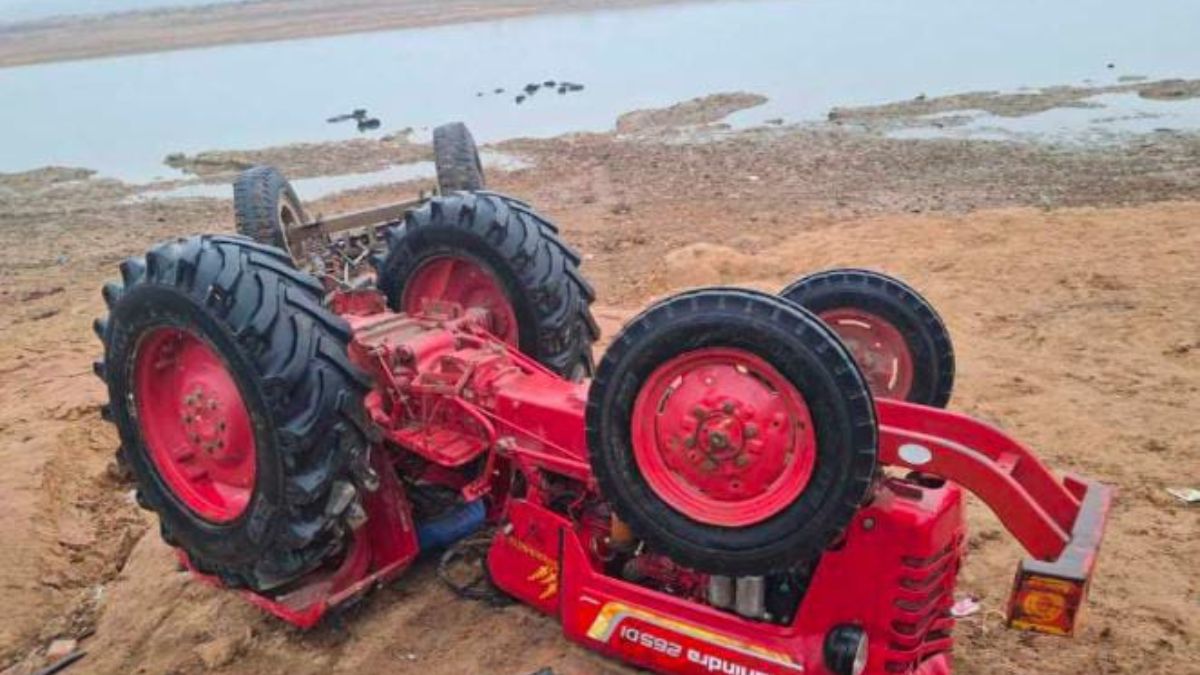 tragedy in hamirpur woman killed as sandladen tractor trolley overturns