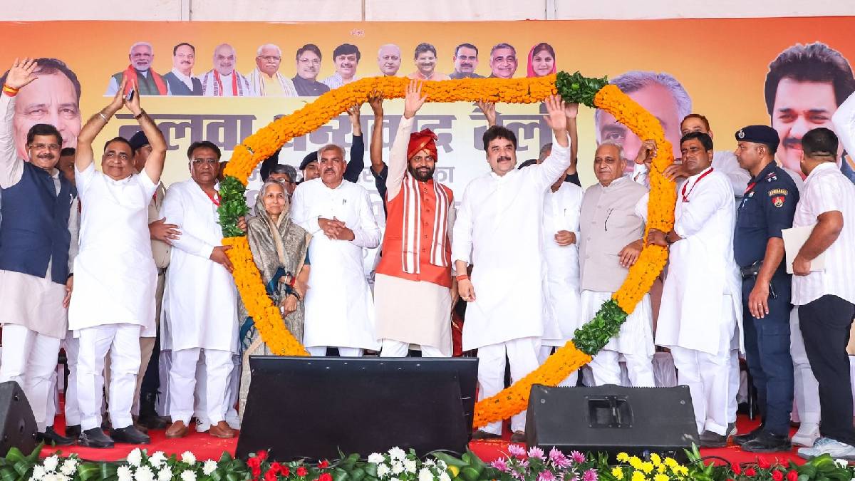 cm nayab singh saini gives 462 crore development projects to hisar