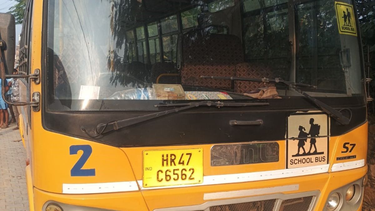tragic 6yearold girl crushed by school bus in pataudi