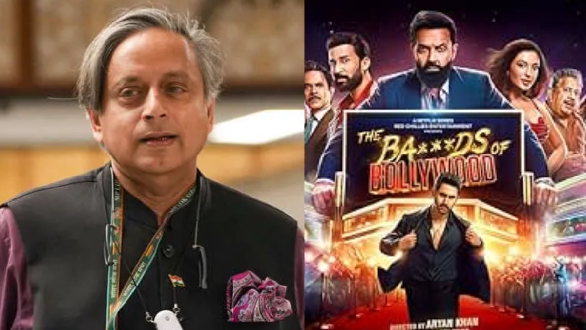 shashi tharoor reviews aryan khan bads of bollywood says shah rukh khan must be proud