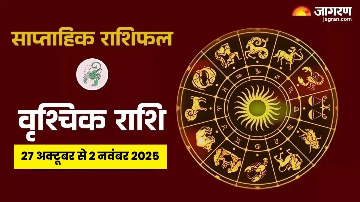 weekly horoscope 27 october to 2 november 2025 scorpio horoscope predictions