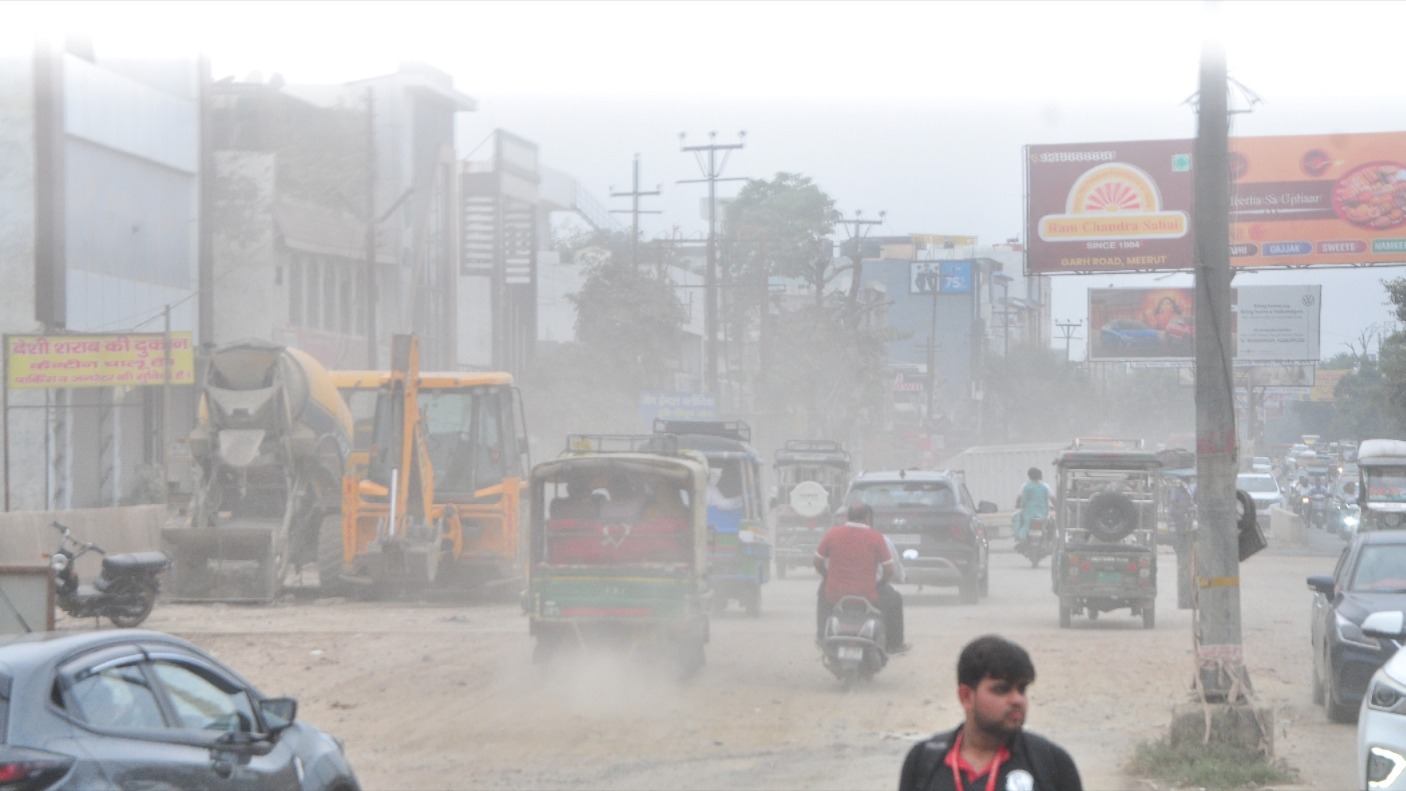 garh road closure 800 shops face losses in meerut
