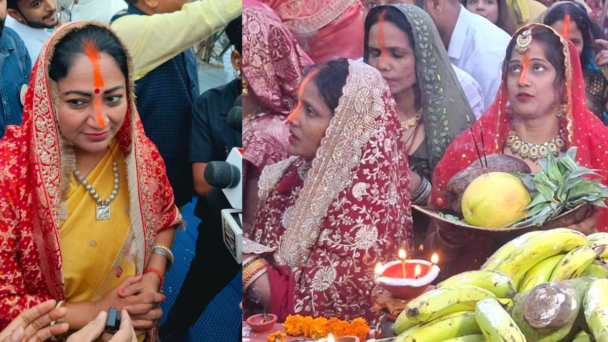 delhi cm offers prayers at chhath puja ito hathi ghat