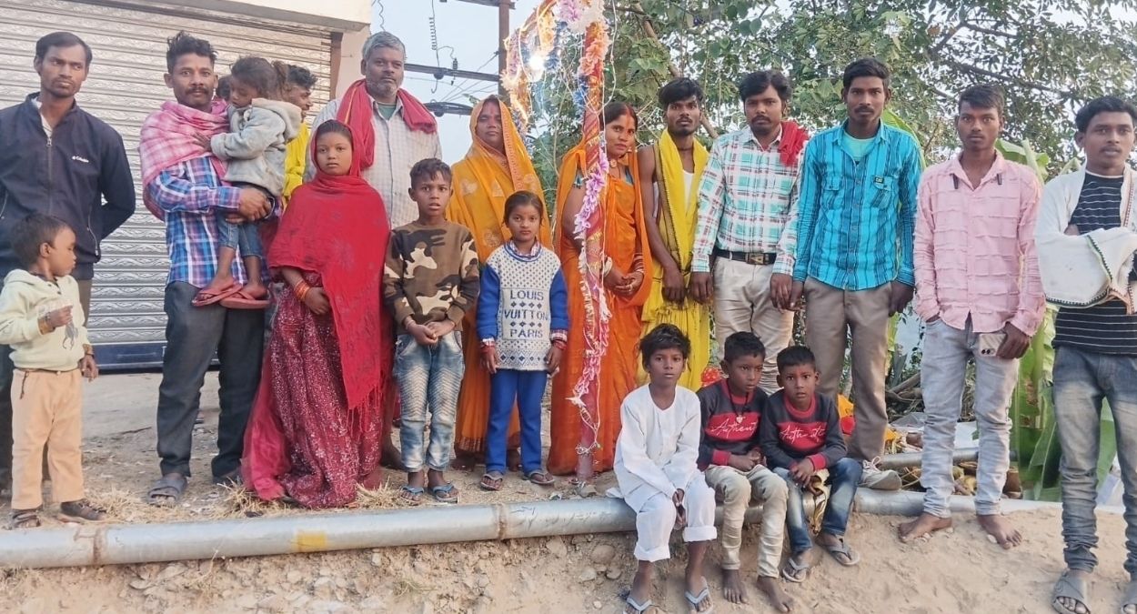 first chhath puja celebration in jhanikkar hamirpur