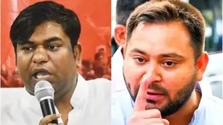 मुकेश सहनी और तेजस्वी यादव।