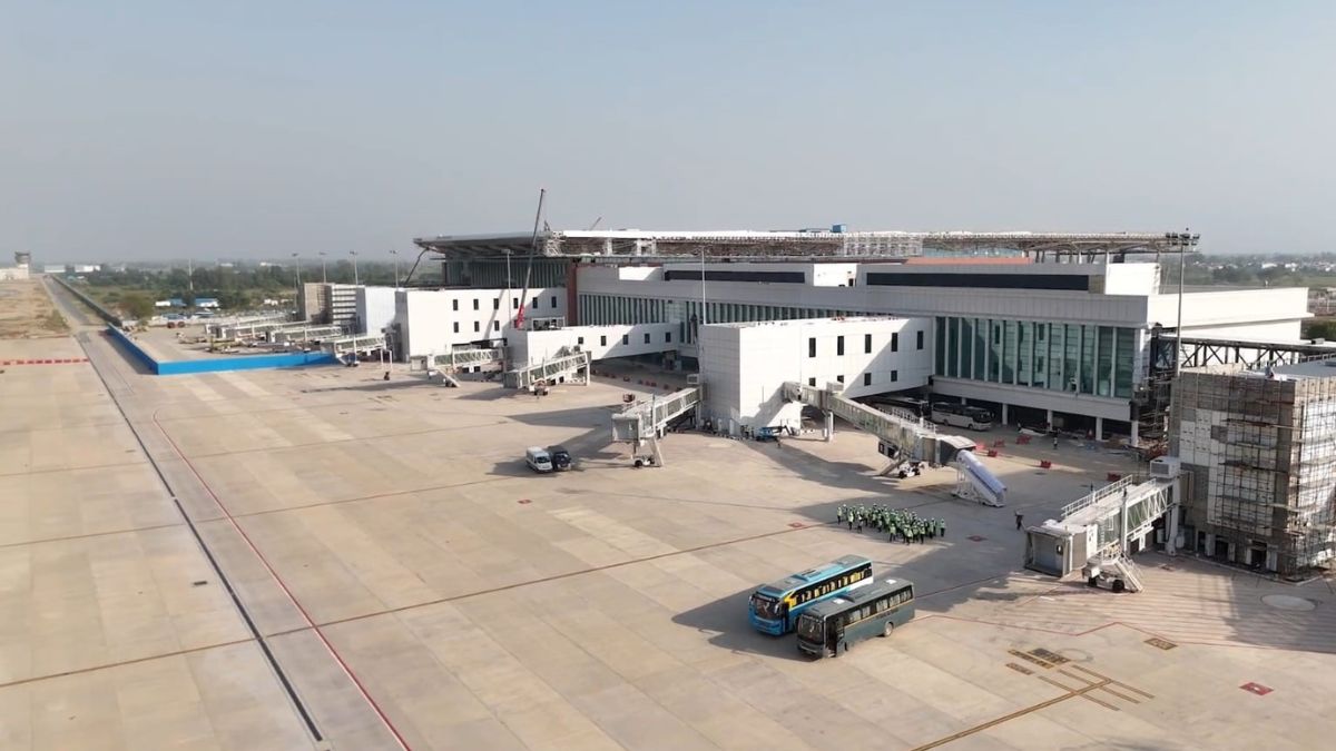 noida international airport expansion 1857 hectares land acquisition