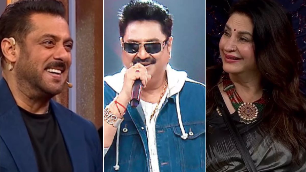 bigg boss 19 kunickaa sadanand feels shy when salman khan and mika singh teases her with kumar sanu name