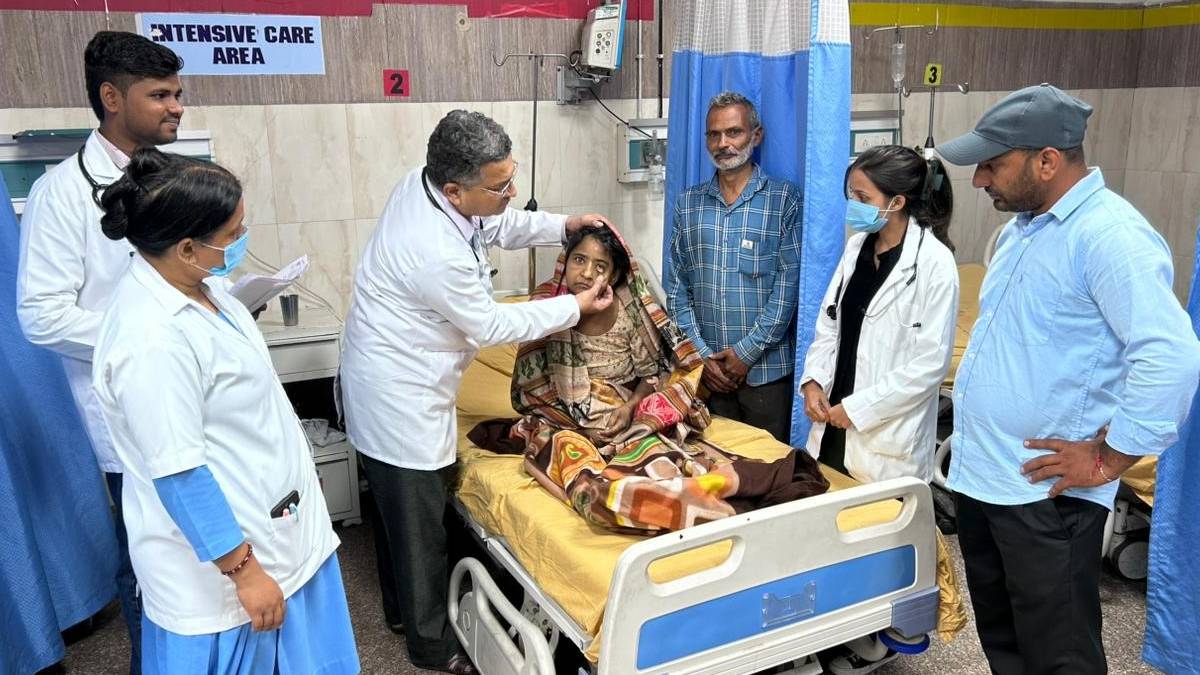woman afraid of doctors due to crime patrol admitted with severe anemia