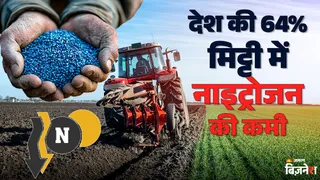 देश की 64% मिट्टी में नाइट्रोजन की कमी