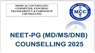 NEET PG Counselling 2025 का पूरा जारी।