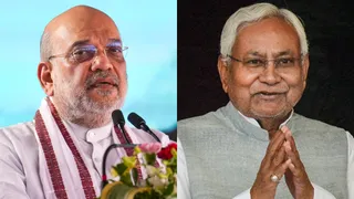 अमित शाह और नीतीश कुमार।