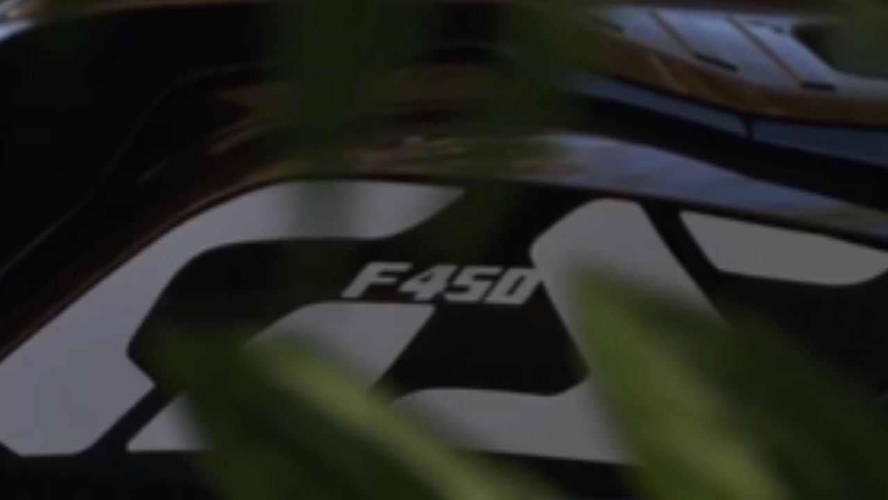 bmw f 450 gs global debut at eicma teaser reveals design 48 hp engine and features