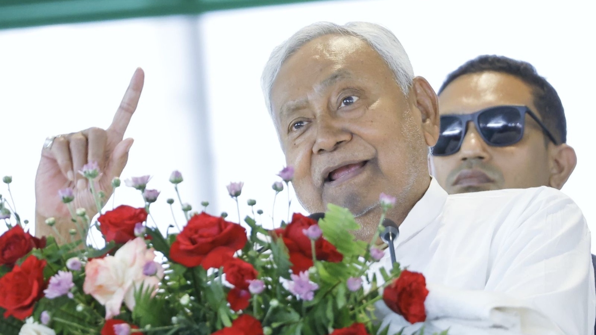 nitish kumar appeals to remember development work in bihar