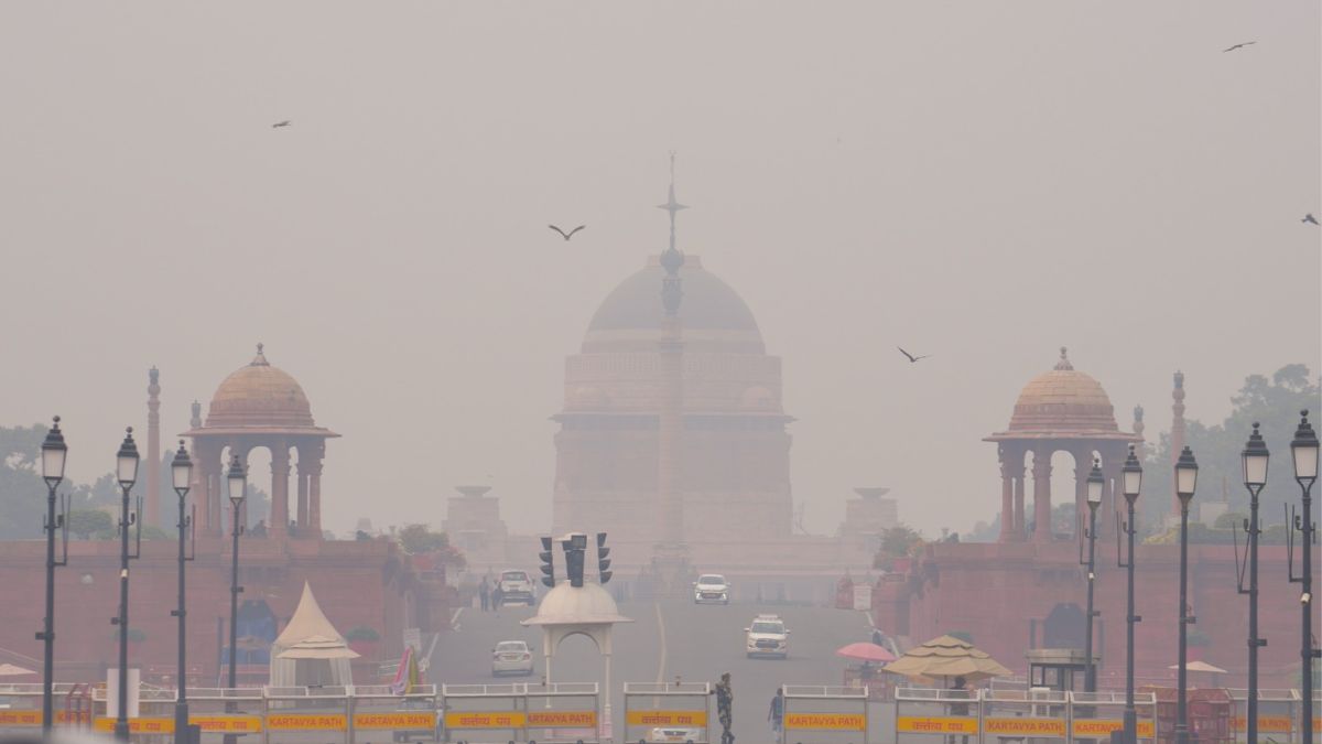 delhi air quality slight improvement despite no rain aqi update