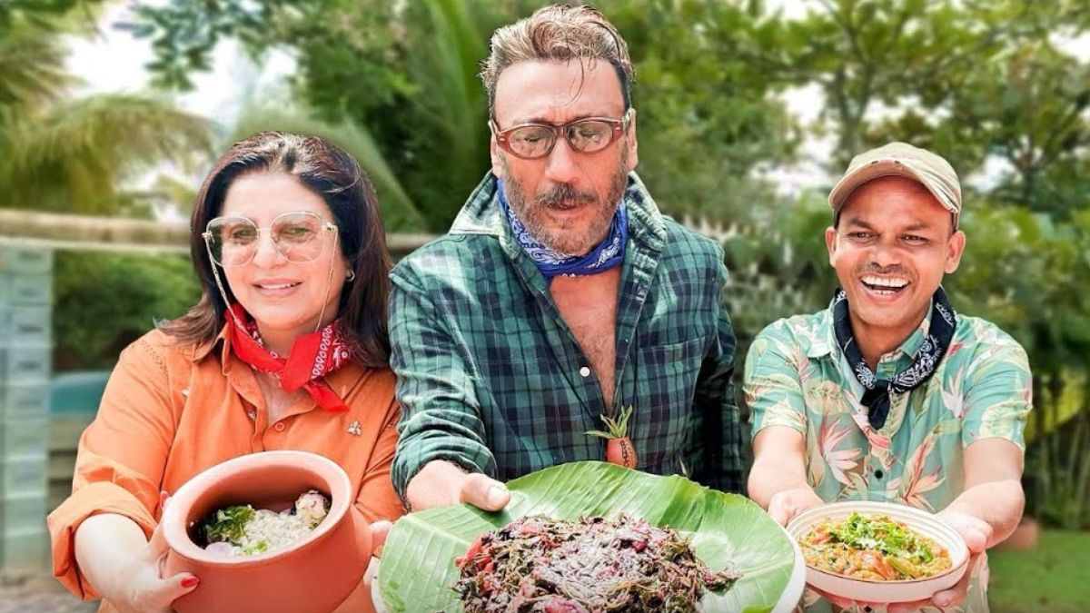 farah khan and her cook dilip show jackie shroff greenest farmhouse pune in new vlog video